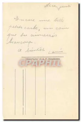 Nowe ogrody klasztoru Cimiez — Nice — wydawca C.A.B. n°387 — Rewers