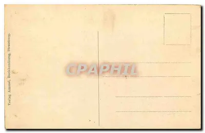 Strasbourg i. Els. — Wejście do szpitala cywilnego — Verlag Anmel, Strasbourg — Rewers