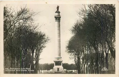 Boulogne-sur-Mer — A Coluna da Grande Armée — Bilhete postal antigo n°106