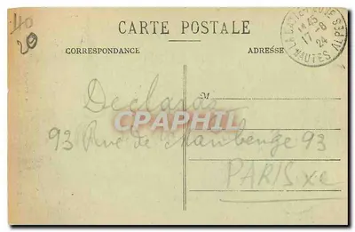 Le Laus (Hautes-Alpes) — Quarto da Venerável Irmã Benoîte — A. Altemand, editor (H-A) — Verso
