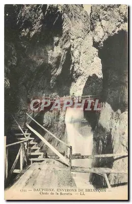 Cachoeira da Servette — Dauphiné, arredores de Briançon — LL n°1755
