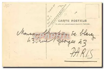 Aurillac — Casa Consular — V.P. Paris. No. 16 — Verso