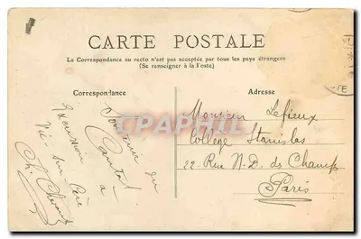 Vic-sur-Cère — Le Pas-de-la-Cère visto do Pont de bois — M.T. L'Auvergne — Verso