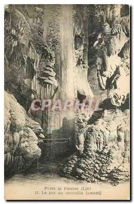 Poço de Padirac (Lot) — O passo do crocodilo (acima) — n°11