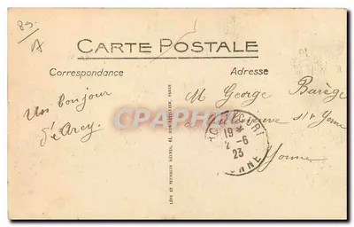 Arcy-sur-Cure - A Roche-Abri — editor ND, n° 10 — Verso