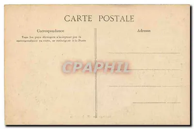 Castillo de CHAMBORD — vista frontal — editor no identificado — Reverso