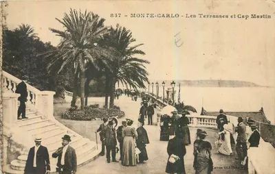 Monte-Carlo — As Terrasses e o Cap Martin — Edição Gilette, n° 837