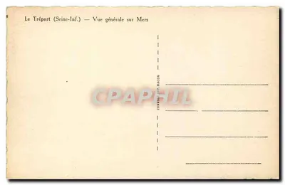 Le Tréport (Seine-Inf.) — Ogólny widok na Mers — Combier & Macon — Rewers
