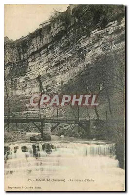 Rozouls (Aveyron) — Le Gourp d'Enfer — Imprimerie P. Carrère, Rodez