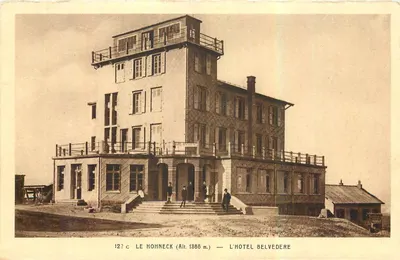 O Hohneck (Alt. 1866 m.) — O Hotel Belvédère