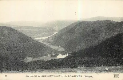 Os LAGOS DE RETOURNEMER e de LONGEMER. (Vosges) — JND hot. — n°46