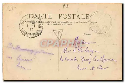 Dombremy — a Ponte sobre a Meuse — Vosges 4 — Verso