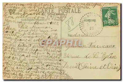 Na Balonie w Alzacji (Woszyce), Wys. 1256 m. — panorama Doliny Savoureuse, wykonana z Grand Hôtel du Ballon d'Alsace — Ad. Wetek, Saint-Dié, nr 10803 — Rewers