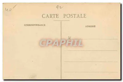 Saint-Cloud — Overstroming van de Senne voor de Watervallen — G. M., n°27 — Achterkant