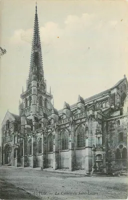 Autun — A Catedral de São Luís — ND Fot