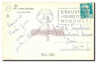Jardin Public — Lisieux (Calvados) — Wydawnictwo Gaby — Rewers