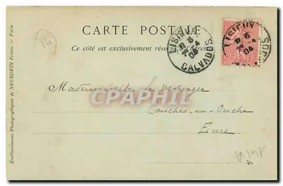Lisieux — Katedra — Albert GRENETE, Rue Pool-Mornain, Lisieux — Rewers