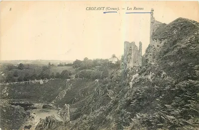 CROZANT (Creuse) — As Ruínas — Editor não identificado, n° de série 8