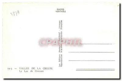 O Lago de Crozant — Vale da Creuse — Théojac — Verso
