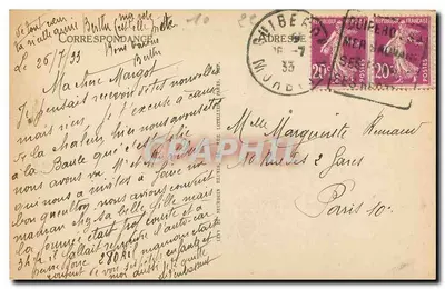 Belle-Île-en-Mer — A Pontão em Um Dia de Tempestade — ND — Verso