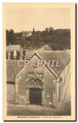 Montfort-l'Amaury — Porta do Cemitério — Edição Colin