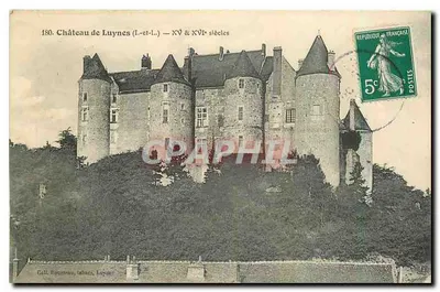 Castelo de Luynes (L.-et-L.) — Séculos XV e XVI — Coll. Housseau, tabacs, Luynes