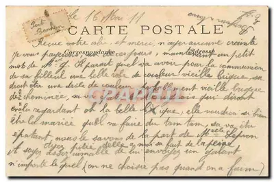 Baugé — O Calvário da Igreja do Século XVIII — Mlle Viel, Livreiro, Baugé — Verso