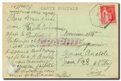 Rosemont - Ruínas do Castelo — editor desconhecido, n° 1307 — Verso
