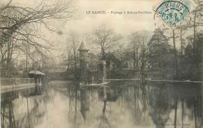 Le Raincy - Paysage à Raincy-Pavillons — éditeur Mequet, Le Raincy
