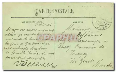Amiens — Katedra — Front południowy — LL. — N° 103 — Rewers
