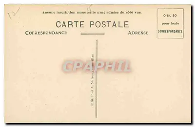 Aurillac — Portal Domu Konsularnego — Fr. et A. Malraux — Rewers