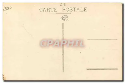 Campo de Valdahon (Doubs) — Mess dos Oficiais — Editor: Léon Béron, n° 33 — Verso