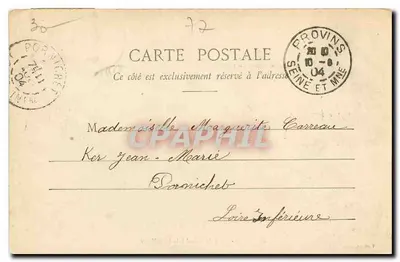 Provins - Plac Zamkowy w Ville-Haute — A. Vernant, wyd. — Rewers