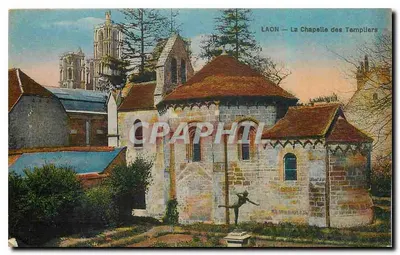 Laon — A Capela dos Templários — Editor: H. Lasson