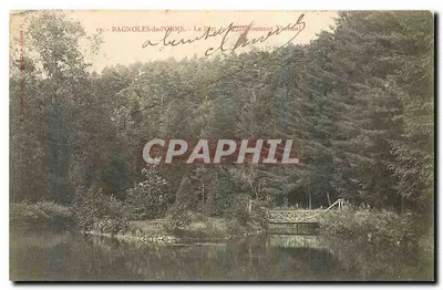 Bagnolles-de-l'Orne — O Parque do Estabelecimento Termal — Editor: Ollier (n°19)