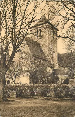 O campanário da Igreja Abbatial de São Pedro de Solesmes, Sarthe — J. Malison, n°9