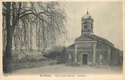Le Mans — Igreja de Saint-Martin - Pontlieue — Carte postale n°102