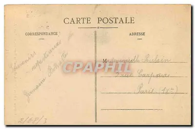 Obudowanie Napoleona — Otoczenie Dijonu — autor Rude — L. V., wyd. — nr 669 — Rewers