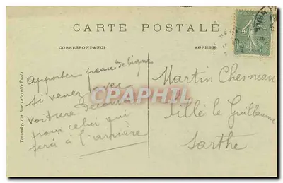 Parigi — La Tour St-Jacques — T.M.K. — Verso