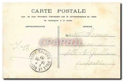 Paryż — Katedra Madeleine — wydawca nieznany — Rewers