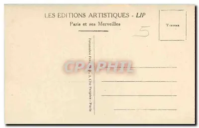 Paryż - Ogólny widok świątyni Madeleine - Les Éditions Artistiques - LIP — Rewers