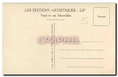 Paryż — Le Trocadéro — wydawca LIP, nr 65 — Rewers