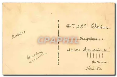 The Dome of the Invalides — Paris — Publisher Laumière, No. 12 — Back