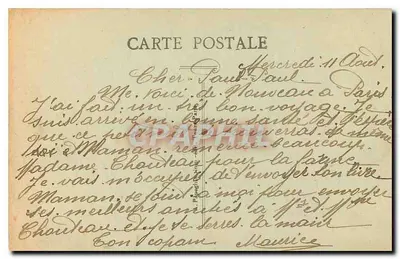 Paryż — Arc de Triomphe i Place de l'Étoile — A.P. — Rewers