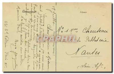 Paris (8e) — O Grande Palácio — J. H. — Verso