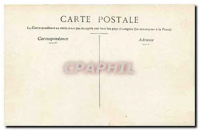 Paryż - Plac Carrousel i Statua Gambetty — Wydawca: SPAMBINI & Cie, Paryż — Rewers