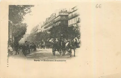 Paris — Boulevard Montmartre — L. J. & Cie, editor, Argoullière, Paris
