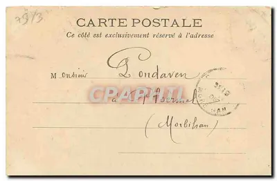 París - Conservatorio de Artes y Oficios - Vista general — editor Angoulême, número de serie no visible — Reverso