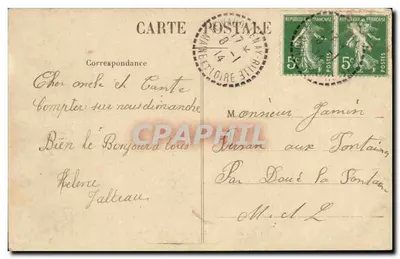 Angers — Boulevard de la Mairie — L. V., fot. — n° 119 — Rewers