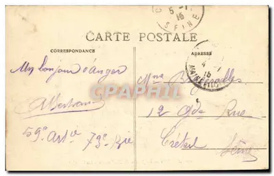 Angers — Ogród Mail w lecie — L. V., fot. — Rewers